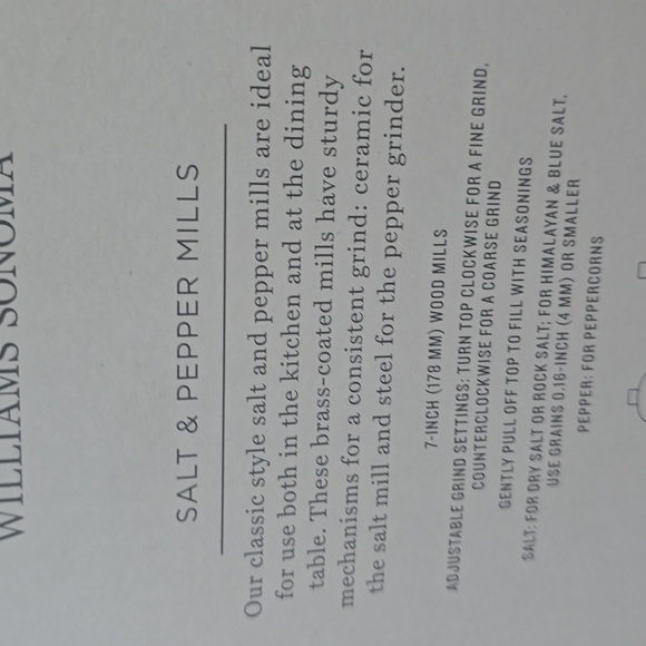 Williams Sonoma Gold Salt & Pepper Shakers,Color Brass, Retail Price $249.95US - Picture 11 of 11